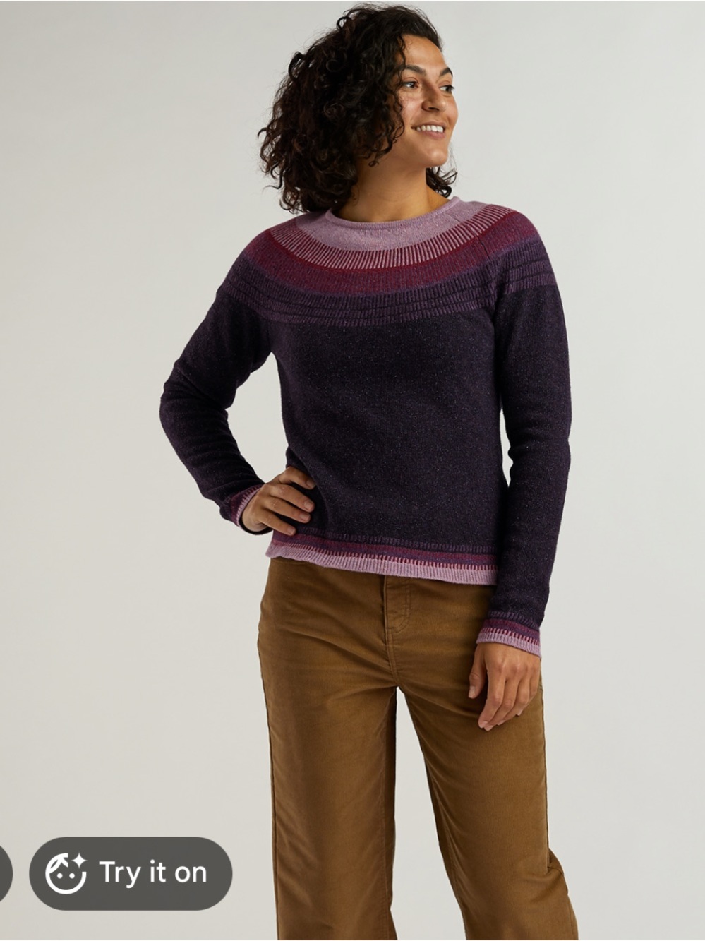 Title Nine Por Vida Sweater Size Medium NWT Fair Isle
